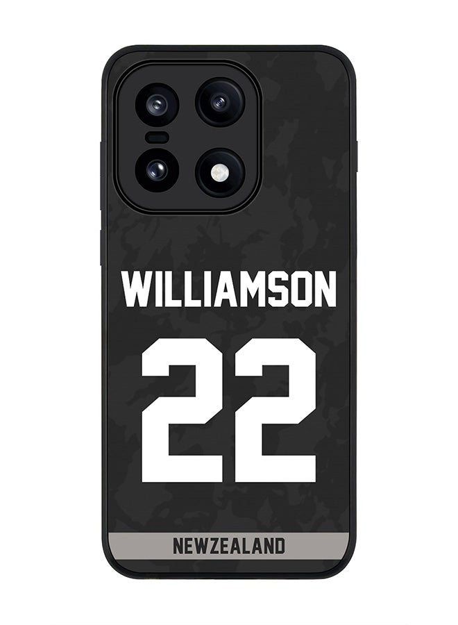For OnePlus 15 Case,Slim fit Camera Protection, Shockproof Thin Phone cover - New Zealand Kane Williamson, Jersey No 22